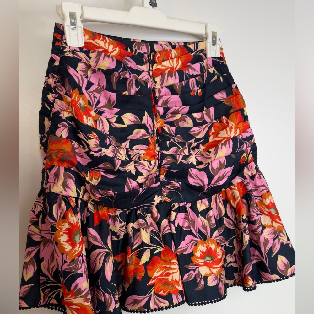 KEEPSAKE the Label Floral Mini Skirt - Pink and Orange - Picture 2 of 5